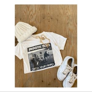 Vintage beastie boys crop top